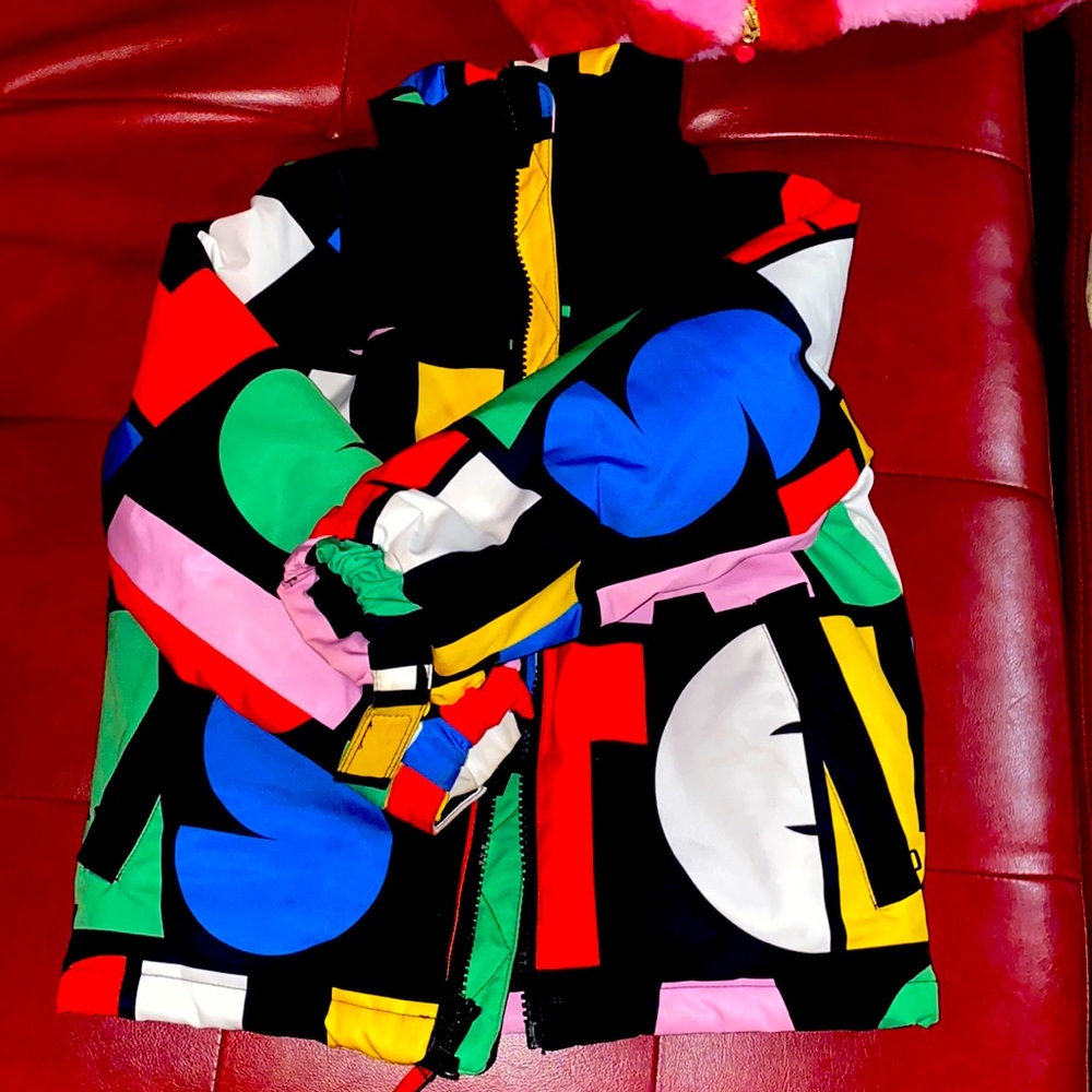 Kids Stella McCarthy Colorful letter block jacket💕💕💕💕